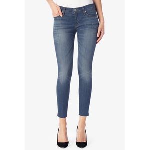 Hudson Krista Skinny Crop Raw Hem Jeans